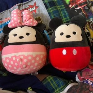 Minnie and Mickey squishmallows